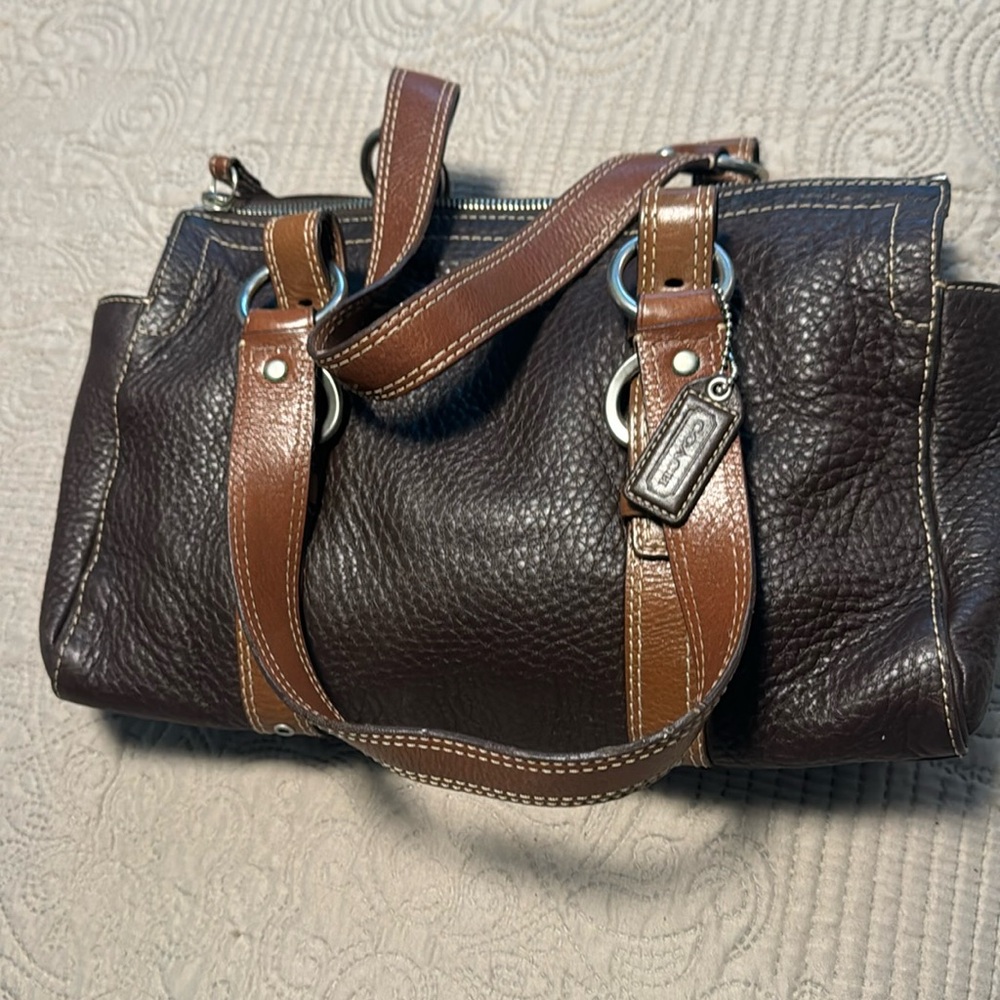 Coach leather bag